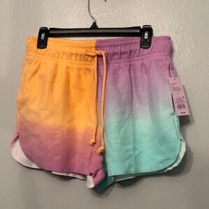 wild fable Ombre Yellow Purple Teal Athletic Shorts